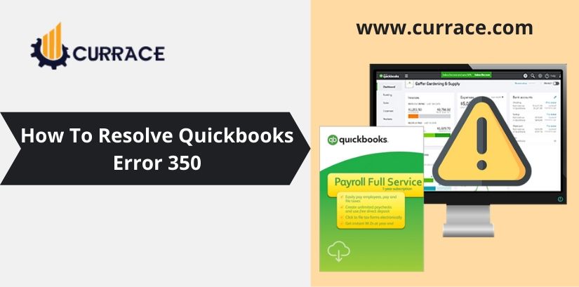How To Resolve Quickbooks Error 350 