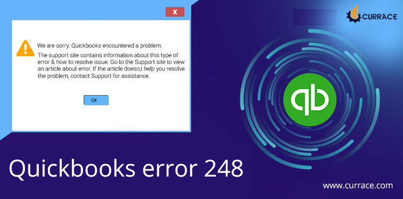 Quickbooks error 248