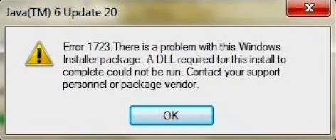 quickbooks error 1723