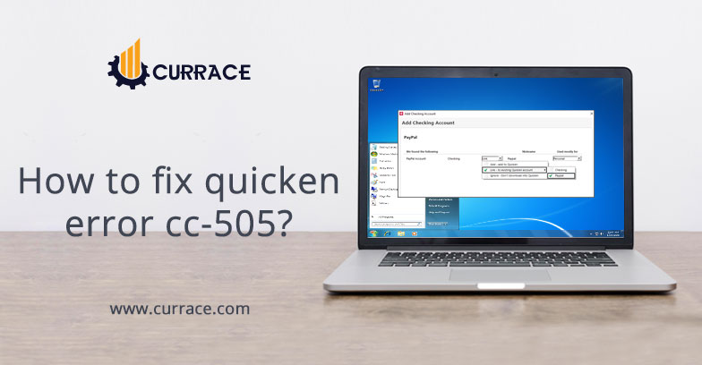 How to fix quicken error cc-505?