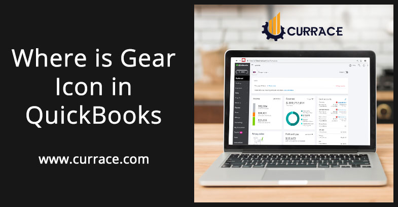 Where is Gear Icon in QuickBooks