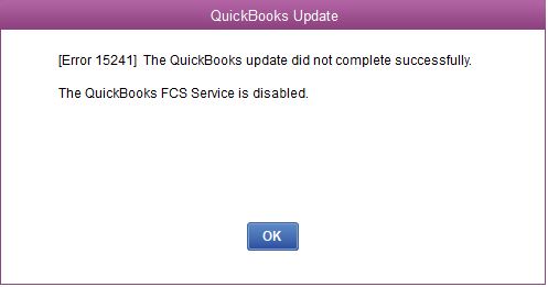 quickbooks error 15241