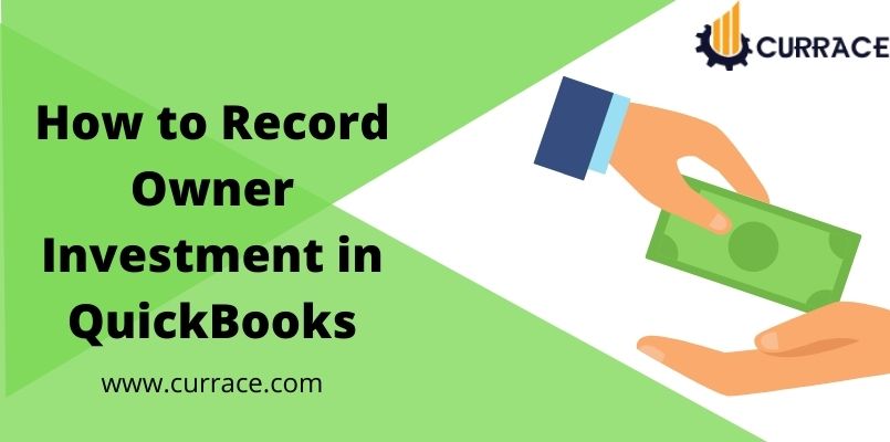 How to Record Owner Investment in QuickBooks