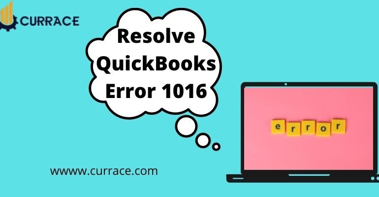 QuickBooks Error 1016