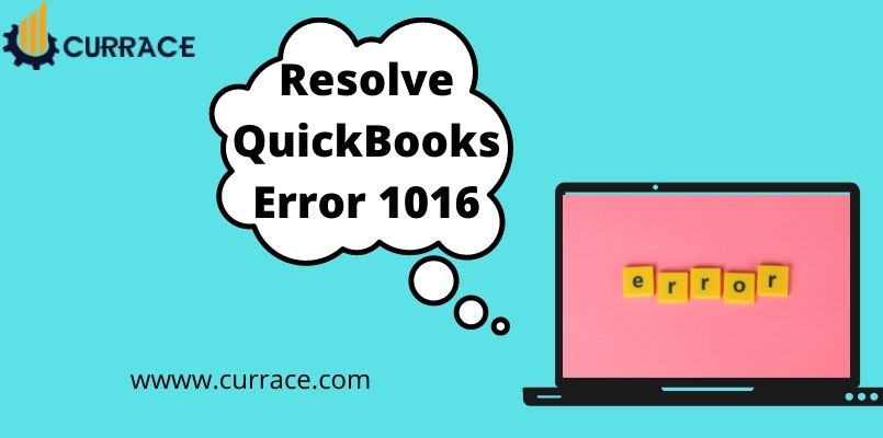 QuickBooks Error 1016
