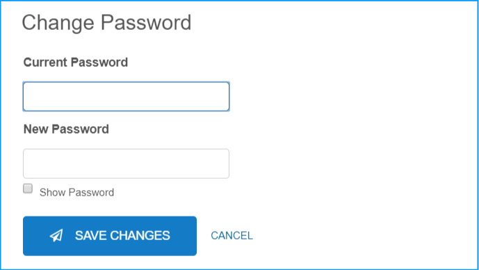 change password