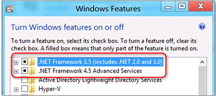 Repair Microsoft. NET framework