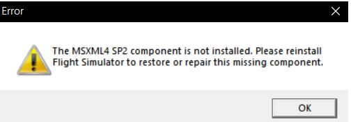 Repair the Microsoft MSXML